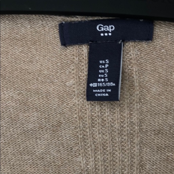 GAP Cardigan Brown Tan Small - Picture 3 of 6